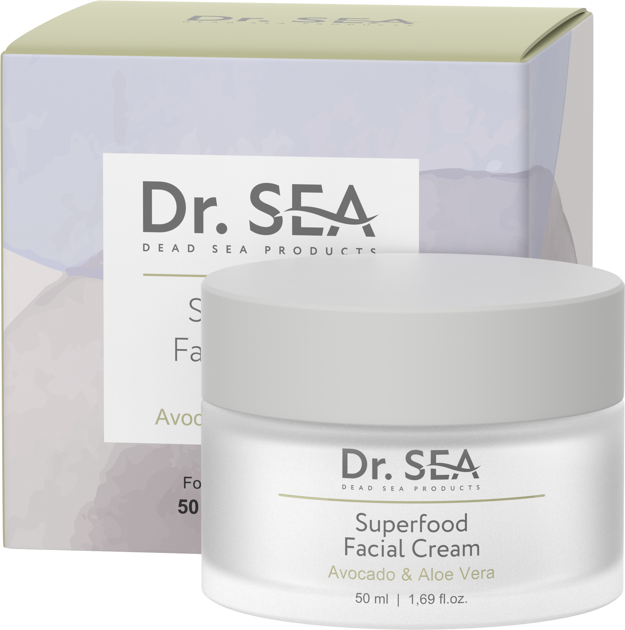 Superfood Facial Cream - Avocado & Aloe Vera - 50 ml