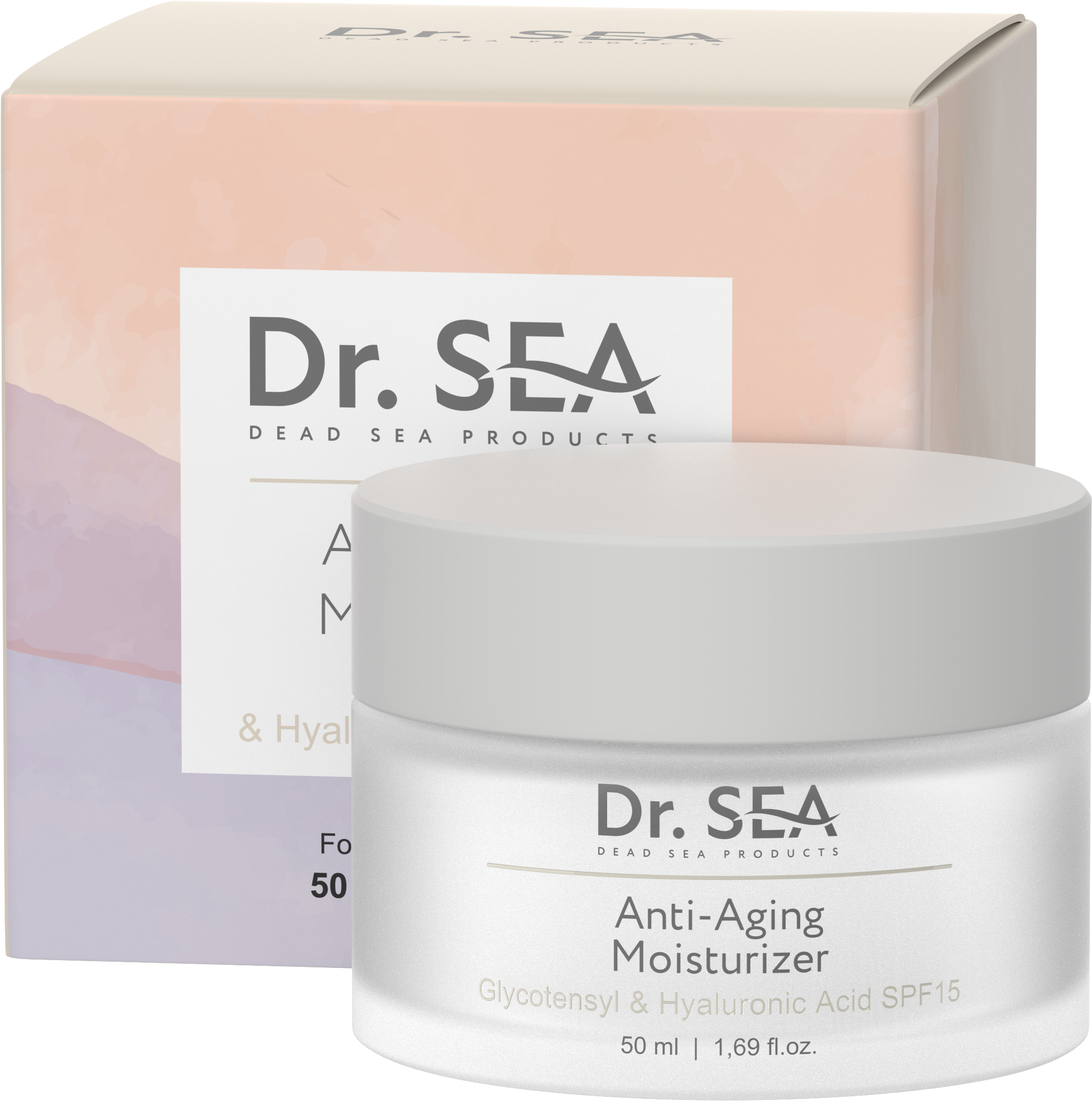 ANTI-AGING MOISTURIZER - GLYCOTENSYL & HYALURONIC ACID SPF15, 50 ml