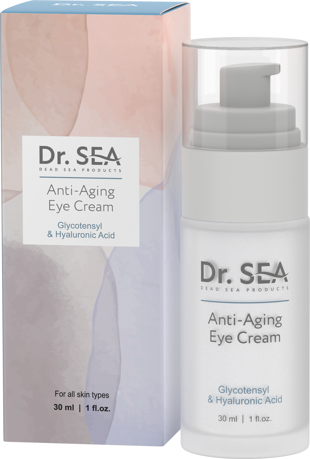 ANTI-AGING EYE CREAM - GLYCOTENSYL & HYALURONIC ACID, 30 ml