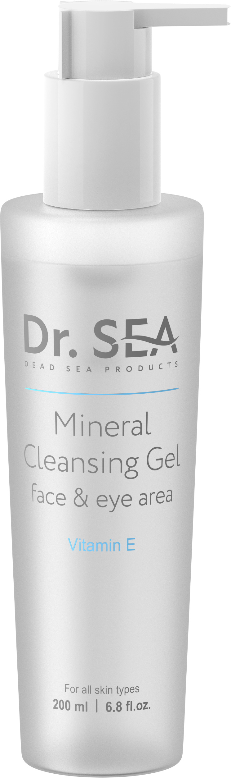 MINERAL CLEANSING GEL – FACE & EYE AREA – VITAMIN E, 200 ml