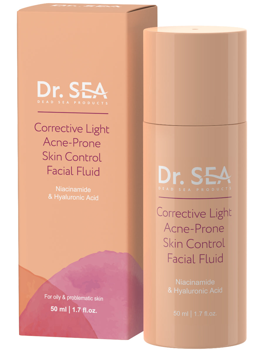 CORRECTIVE LIGHT ACNE-PRONE SKIN CONTROL FACIAL FLUID - NIACINAMIDE & HYALURONIC ACID