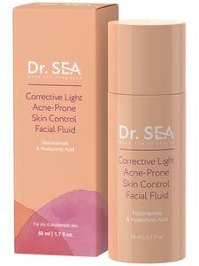 CORRECTIVE LIGHT ACNE-PRONE SKIN CONTROL FACIAL FLUID - NIACINAMIDE & HYALURONIC ACID