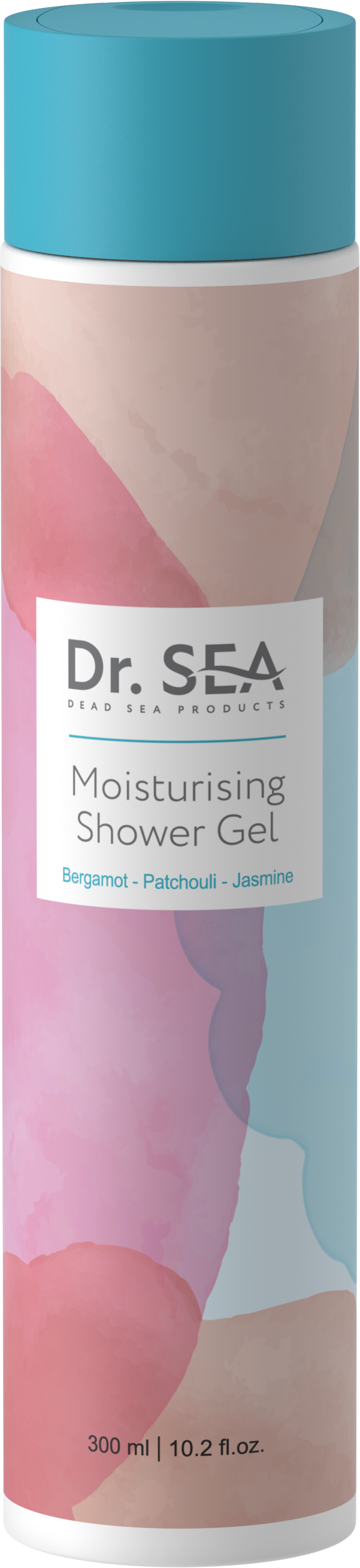 MOISTURISING SHOWER GEL BERGAMOT - PATCHOULI - JASMINE, 300 ml