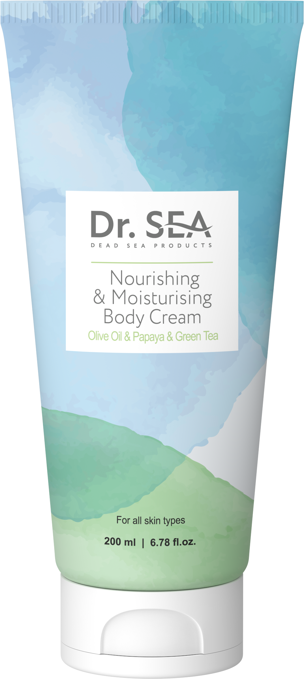 NOURISHING & MOISTURISING BODY CREAM – OLIVE OIL &  PAPAYA & GREEN TEA