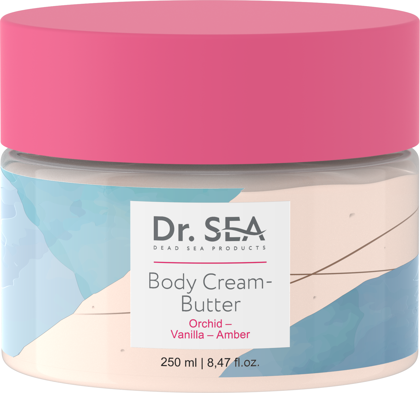 BODY CREAM - BUTTER ORCHID - VANILLA - AMBER, 250 ml