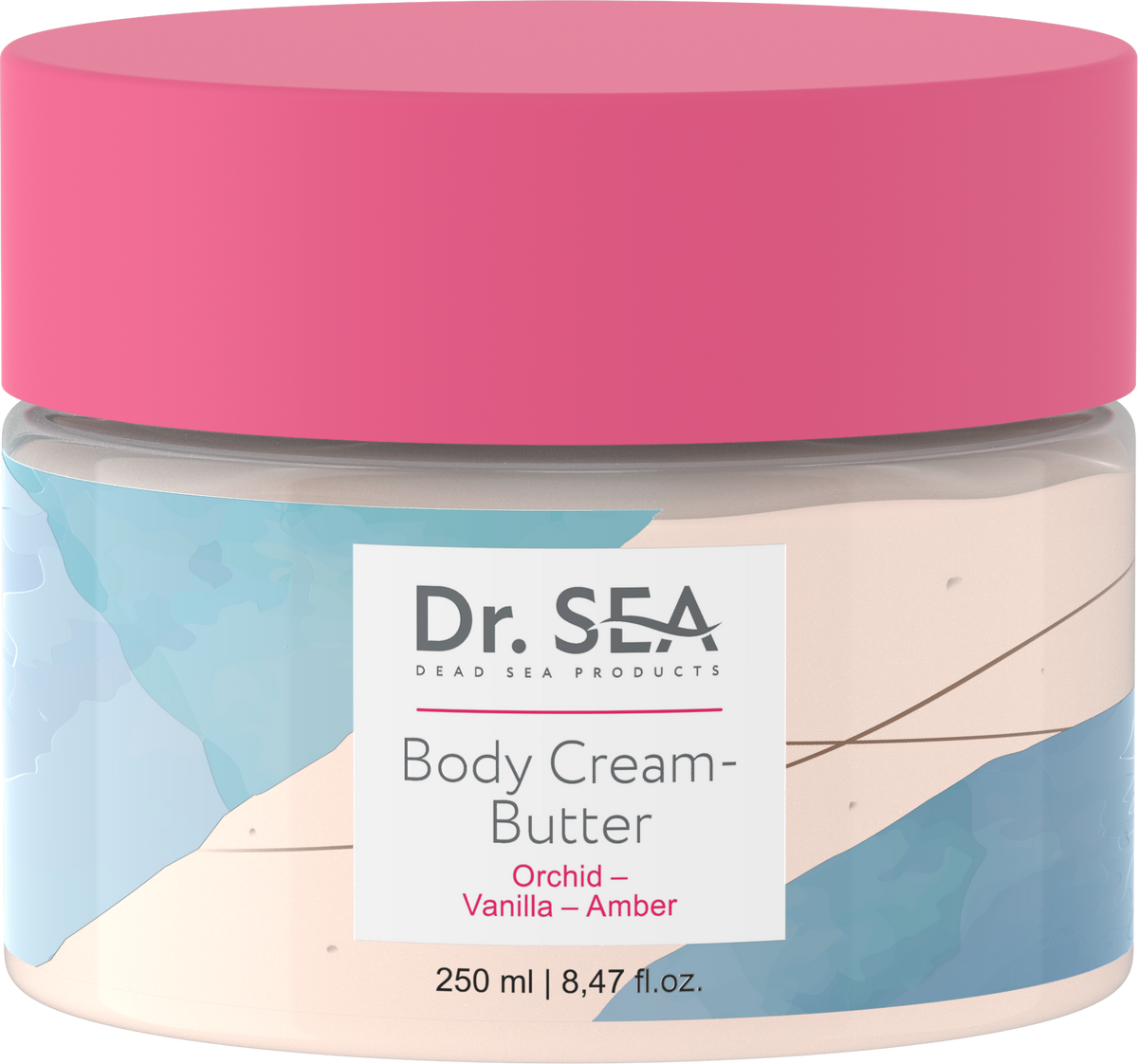 BODY CREAM - BUTTER ORCHID - VANILLA - AMBER, 250 ml