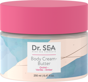 BODY CREAM - BUTTER ORCHID - VANILLA - AMBER, 250 ml