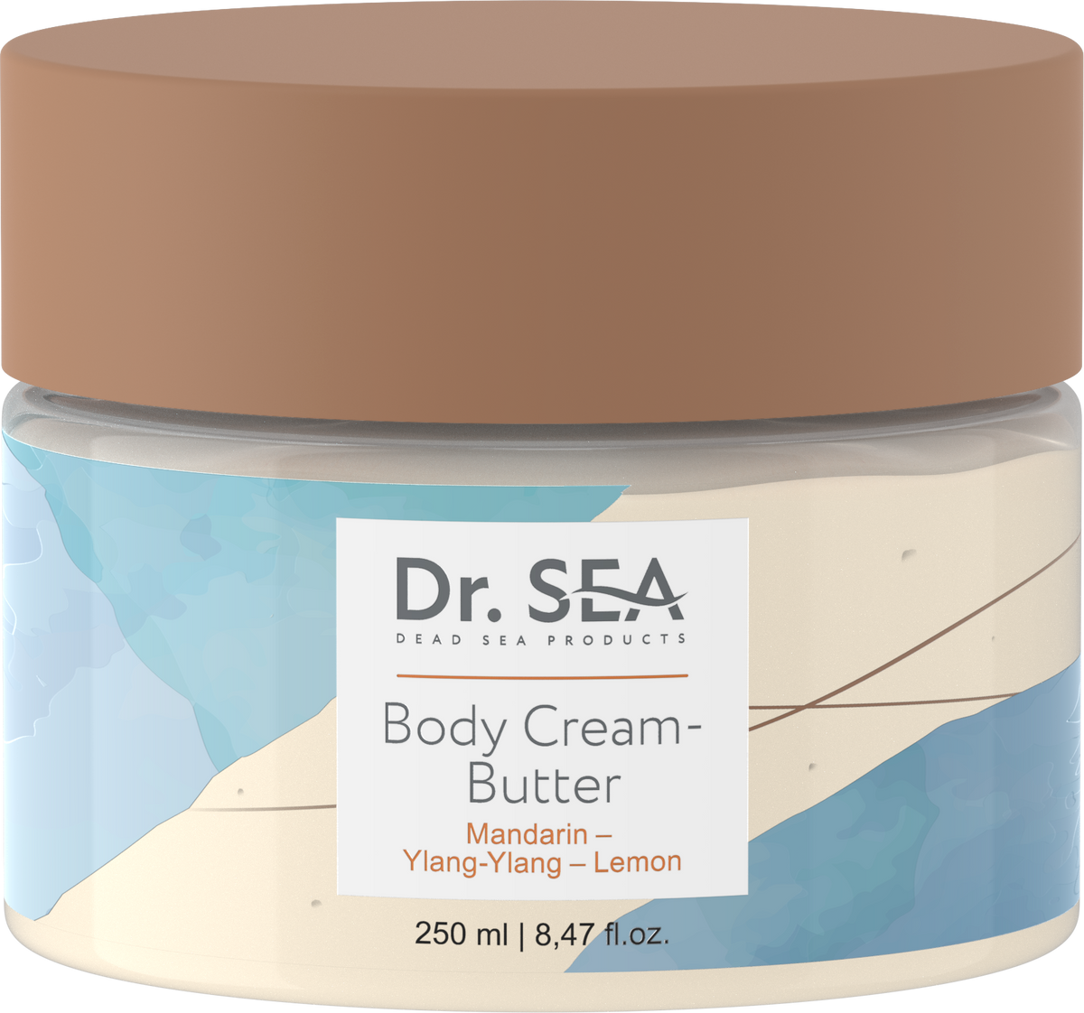 BODY CREAM - BUTTER MANDARIN - YLANG-YLANG - LEMON, 250 ml