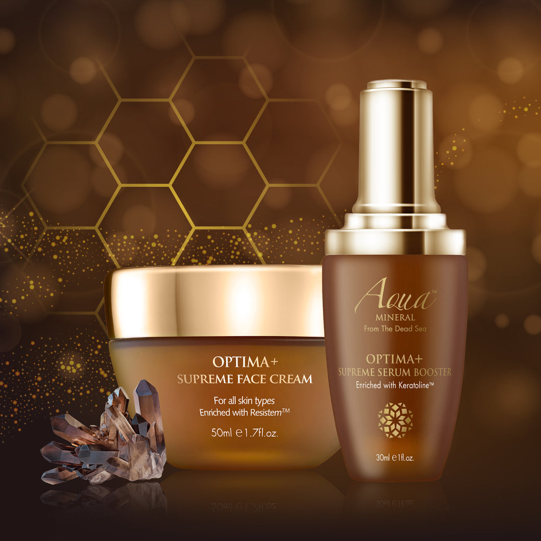 Set Optima+ sérum booster suprême & crème visage