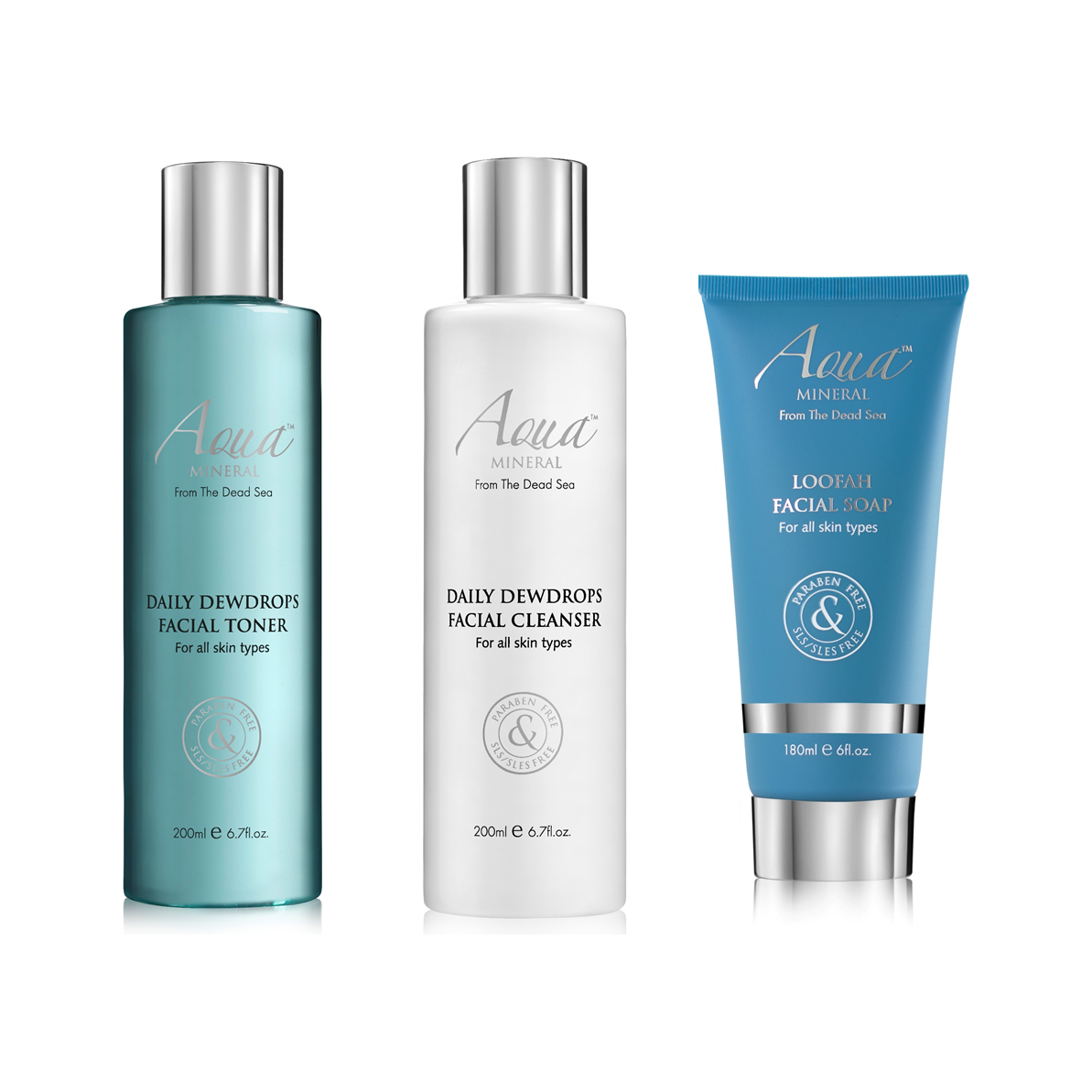 SET Loofah Facial Soap & Cleanser & Toner