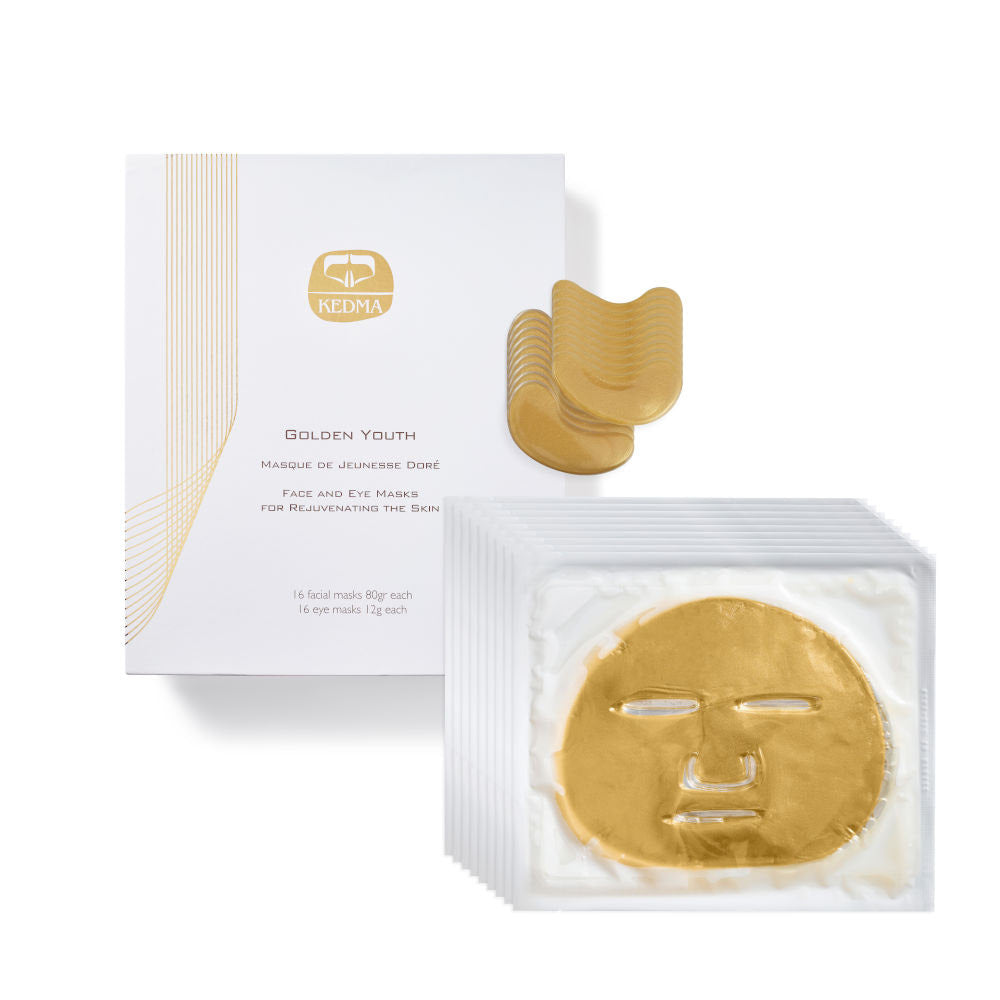 Kedma Gold Eye & Face Mask Set