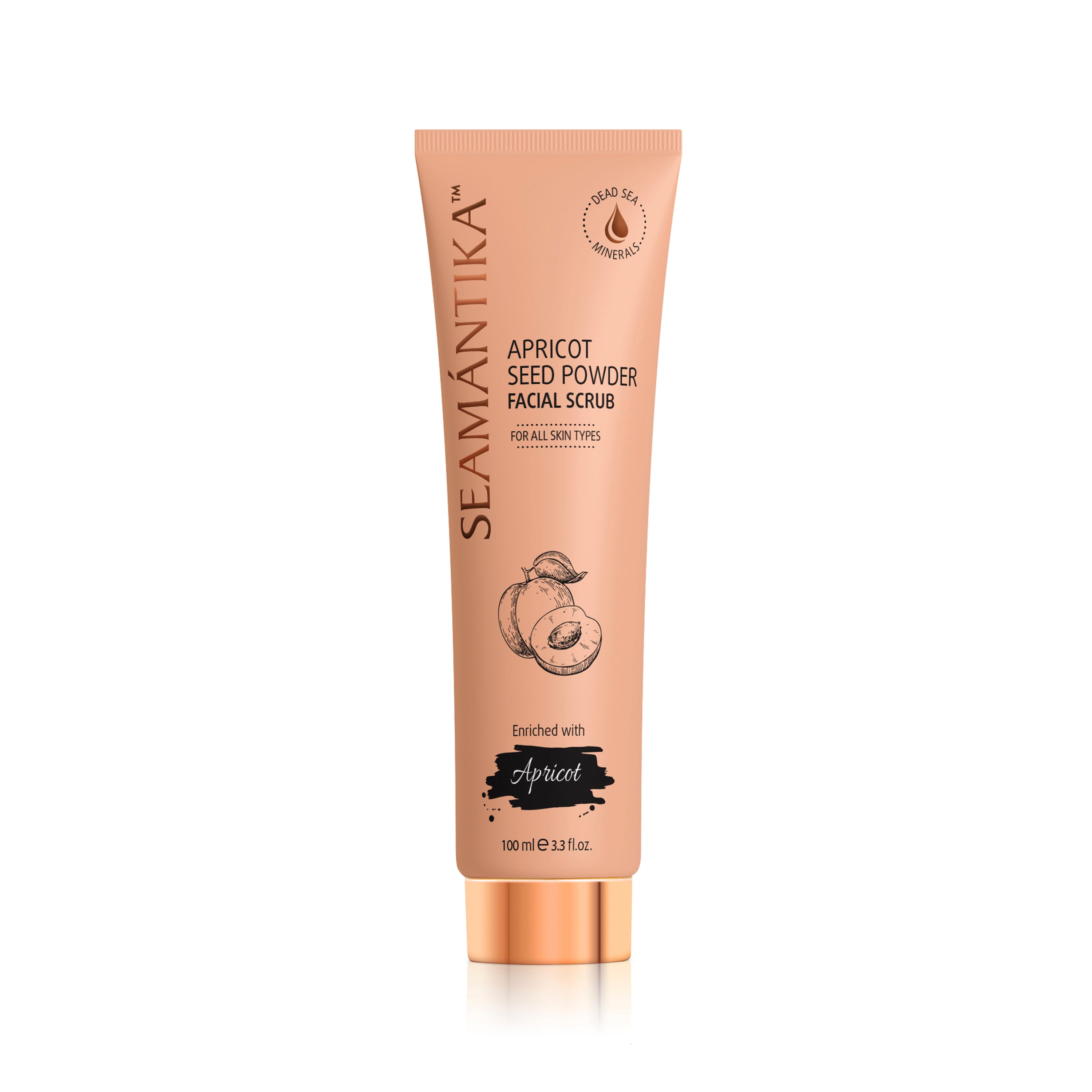 Gommage facial à la poudre de noyaux d’abricot – Noyaux d’abricot – Pour tous types de peau
