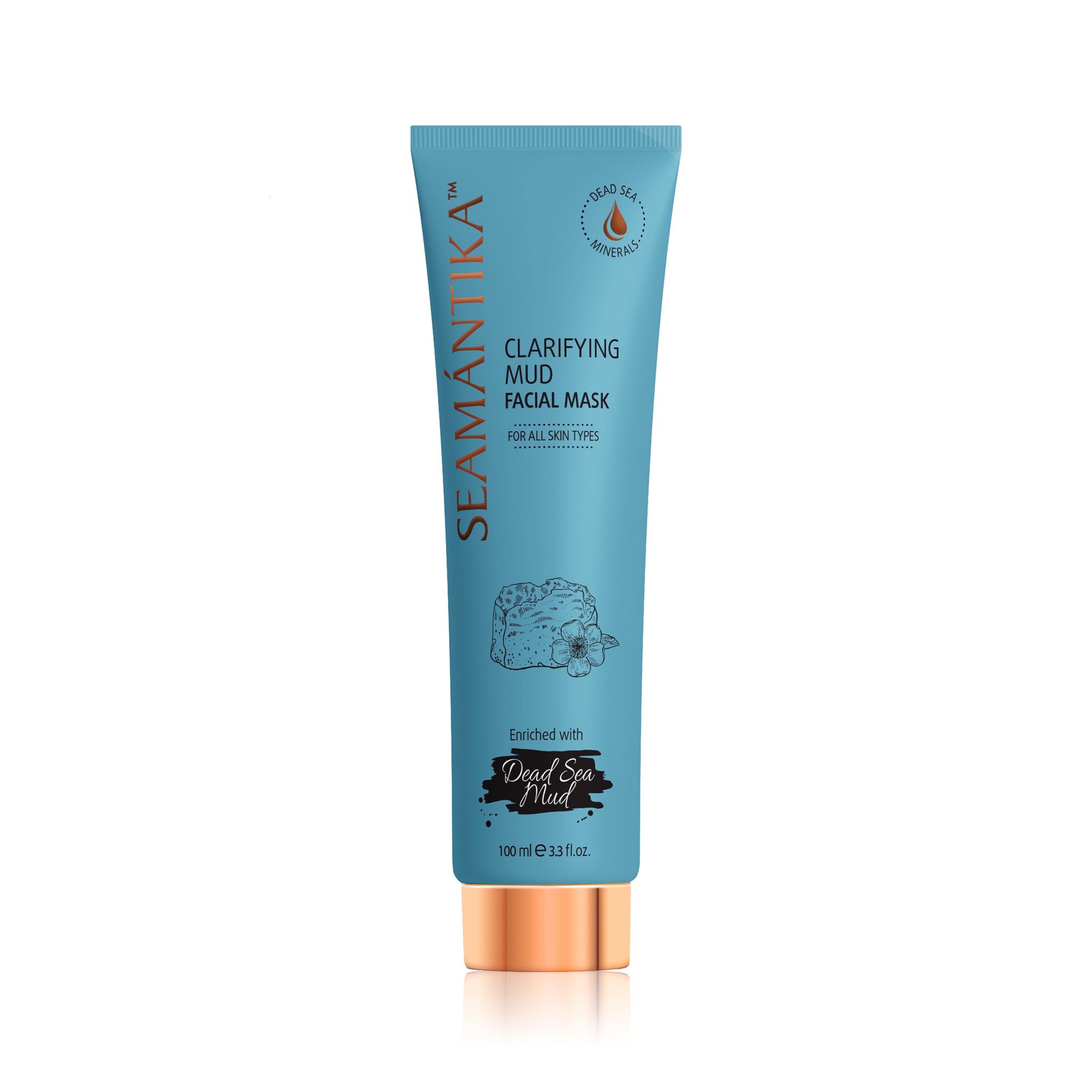 Masque Facial Purifiant à la Boue de la Mer Morte – Pour Tous Types de Peau