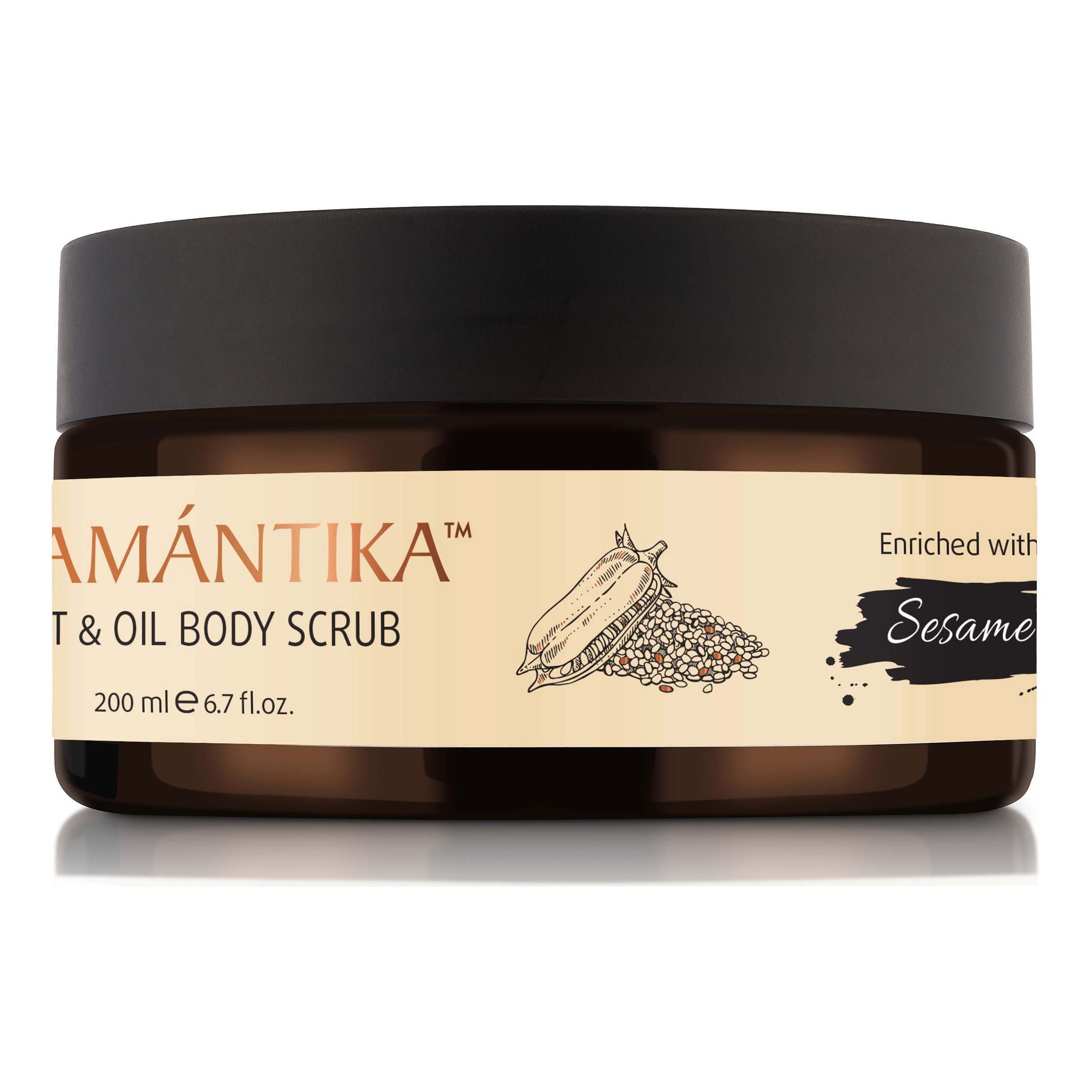 Gommage Corporel au Sel & Huile - Huile de Graines de Sésame