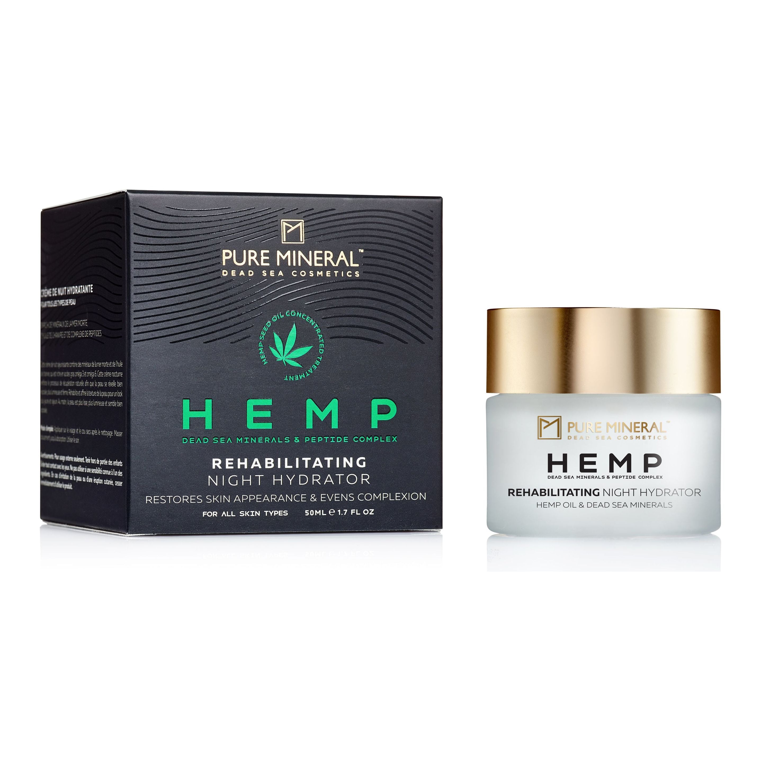 HEMP REHABILITATING NIGHT HYDRATOR 50ML