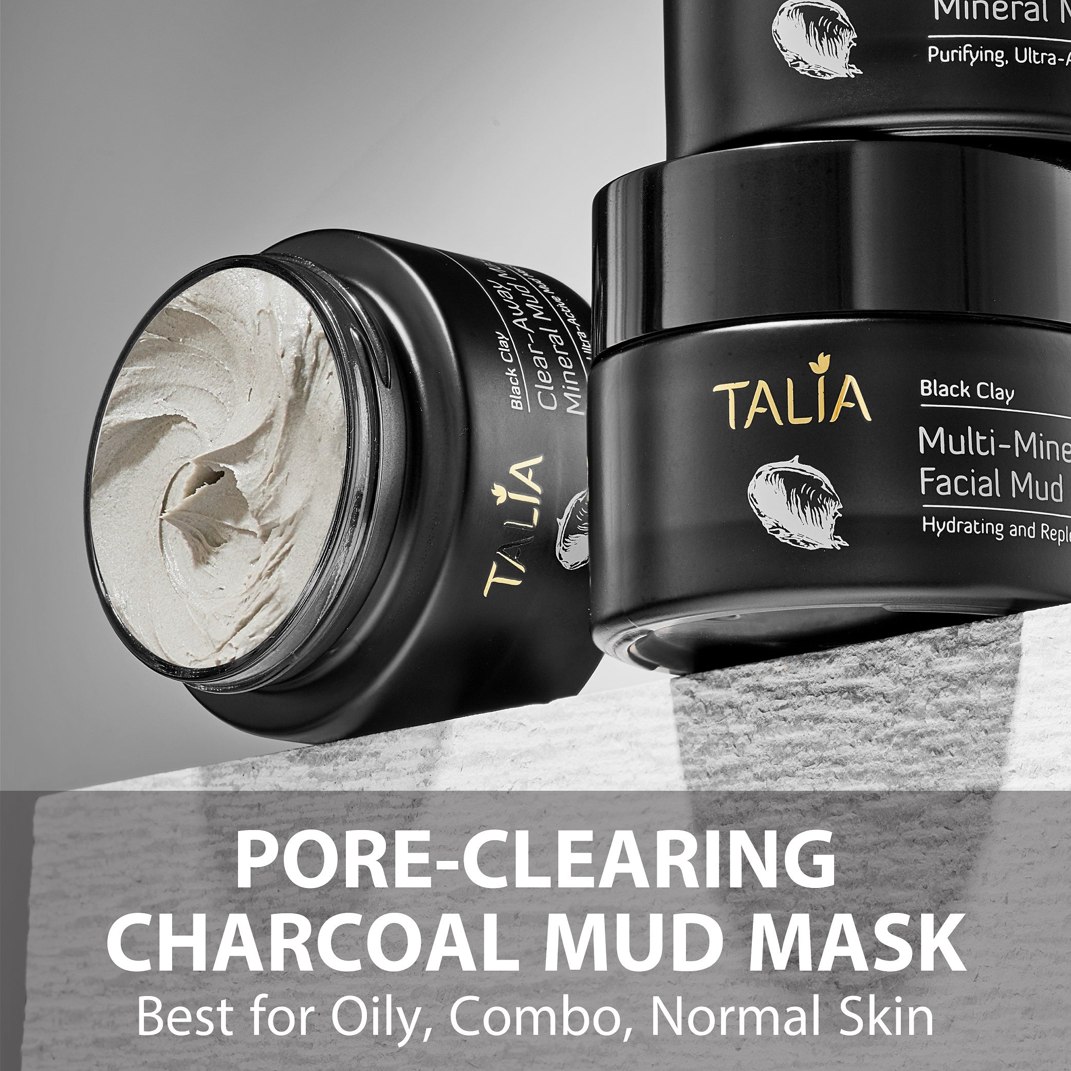 Masque de Boue Minérale Éliminateur