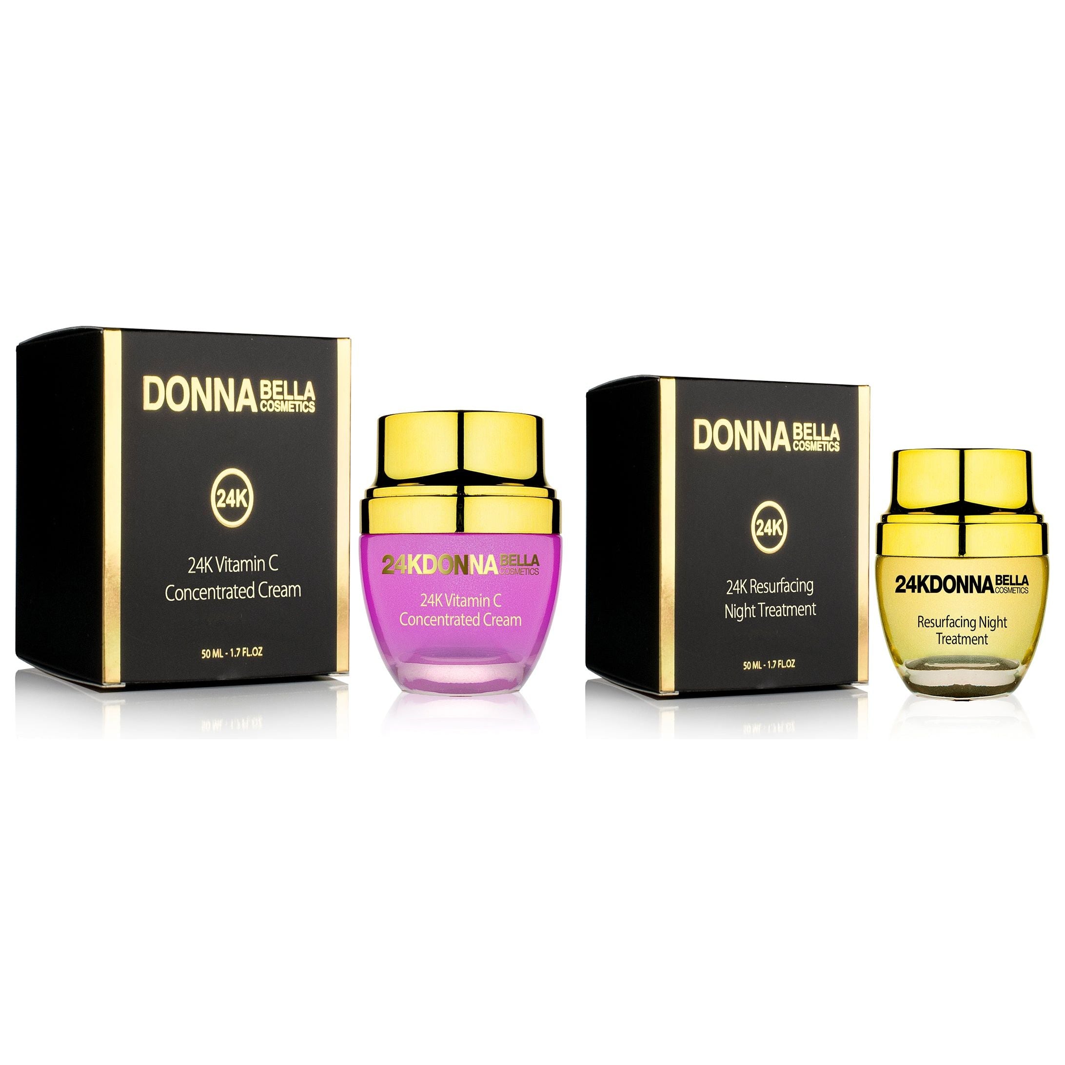 Coffret Crème de nuit et Crème Vitamine C