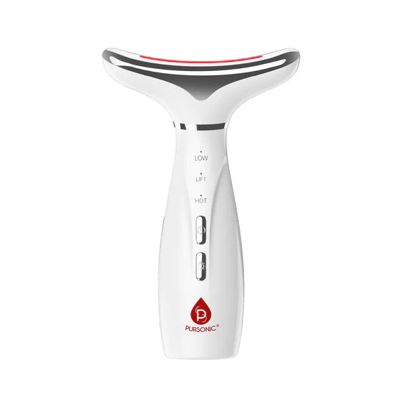 Pursonic LLT7 Plus — 7-in-1 LED Light Neck & Face Therapy Device