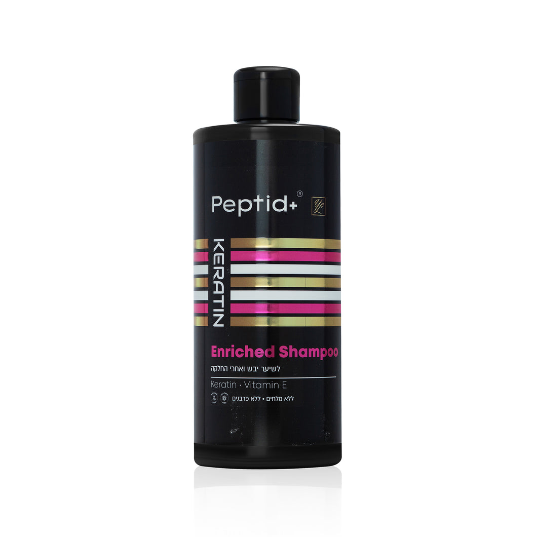 Peptid+ Keratin Enriched Shampoo for dry & straighten hair