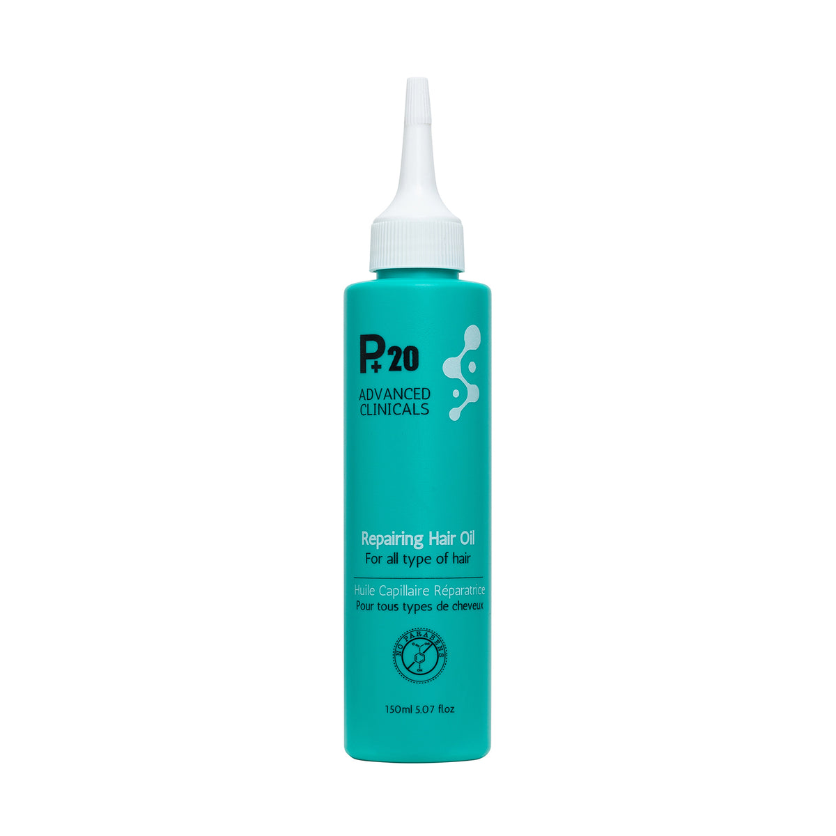 P+20 professional repairing complex hair oil  150 ml
