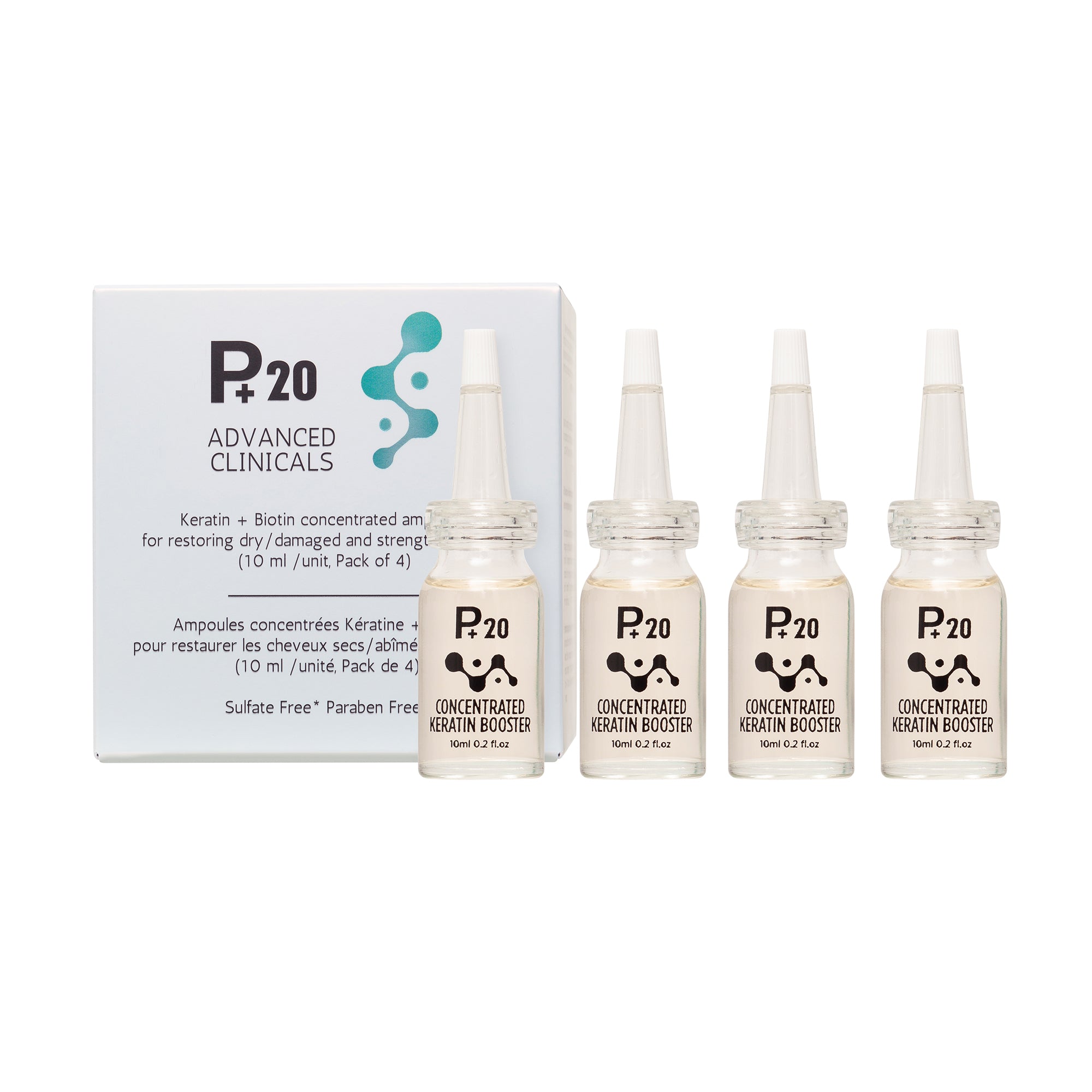 P+20 anti hair loss ampules kit 4 units