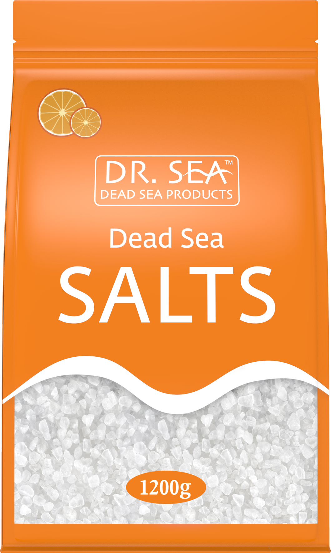 Dead Sea Salt with Orange extract 1200 ml