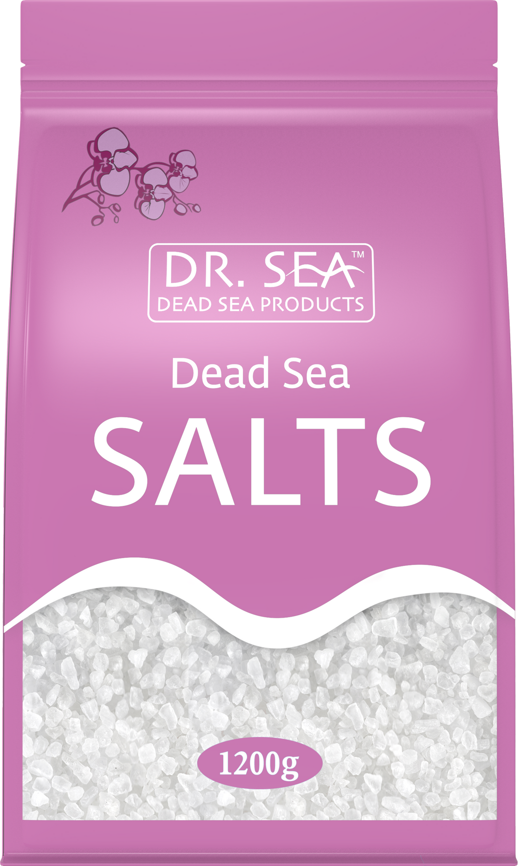 Dead Sea Salt  With Orchid 1200g