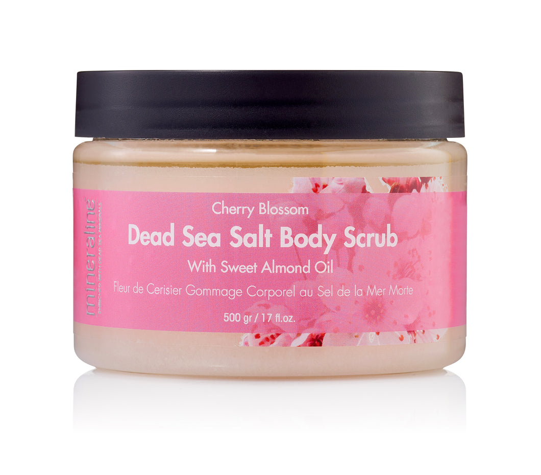 Mineraline Dead Sea Salt Body Scrub Cherry Blossom