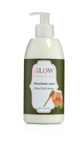 Glow Beauty Shea Body Lotion - Olive & Honey