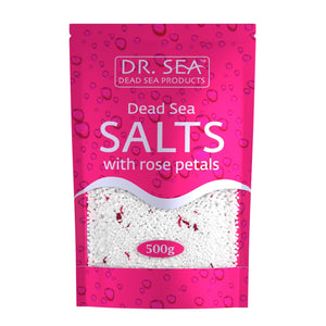 Dead Sea Salt with Rose (plastic bag)