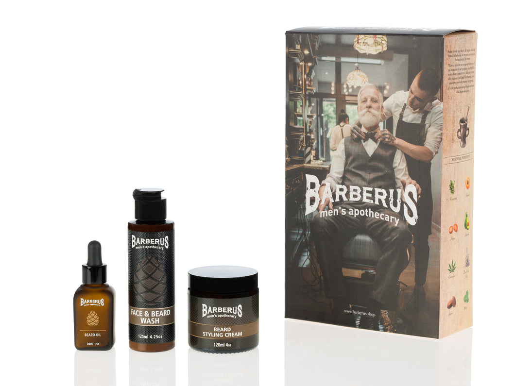 BARBERUS Kit 3 Pcs Products