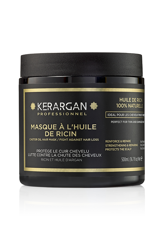 Masque renforçant à l'huile de ricin