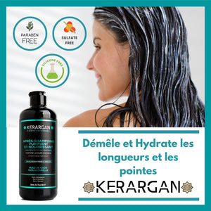 Après-shampoing ultra nourrissant et purifiant à l'huile de coco - 500mL