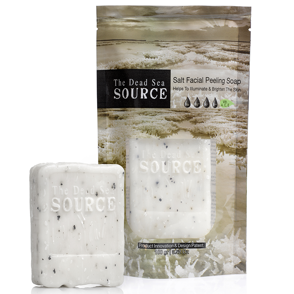 Dead Sea Source Salt Facial Peeling Soap