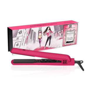 FLAT IRON 100% CERAMIC 1.25" - Hot Pink