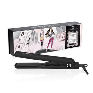 FLAT IRON 100% CERAMIC 1.25" - Black