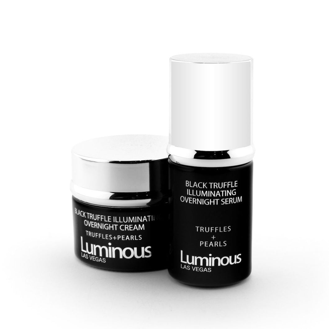 ILUMINATING OVERNIGHT SERUM + CREAM-SET